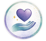 heart in hand icon