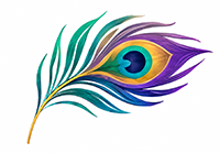 peacock feather icon