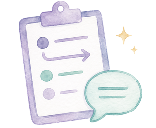 clipboard with document icon