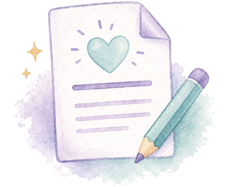 document-3 document with heart icon